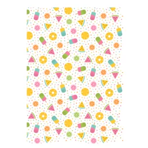 Decalques Tapete Sorvetes e Complementos