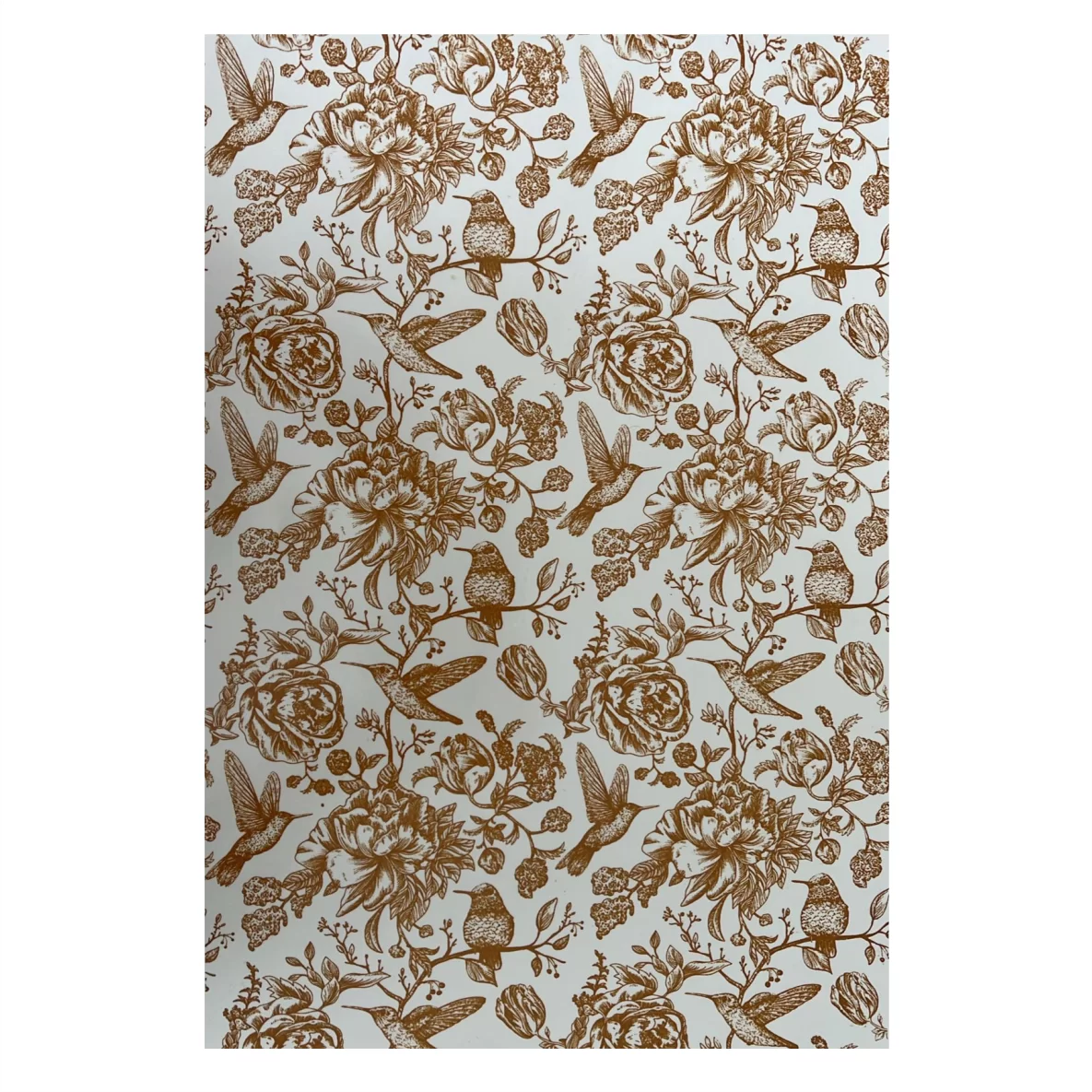 Decalques Tapete Beija Flor Ouro