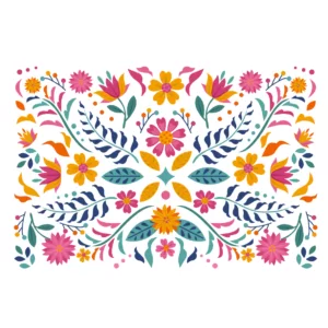 Decalques Tapete Colorido