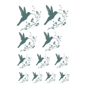 Decalques Beija Flor - Verde