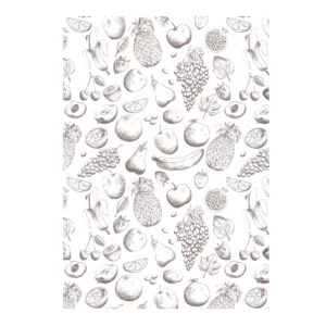 Decalques Tapete Frutas - Sépia