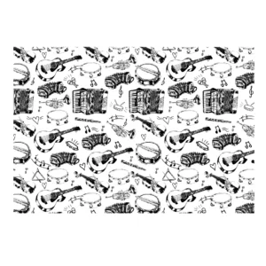 Decalques Instrumentos Musicais