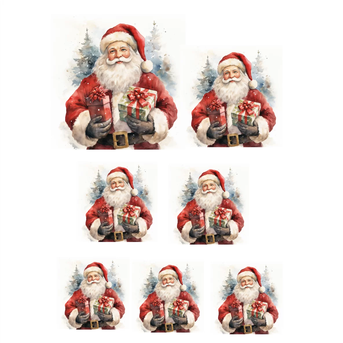 Decalques Papai com Presentes