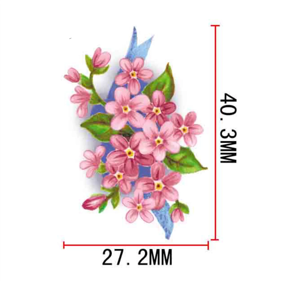 Decalques Flor Pink - 3