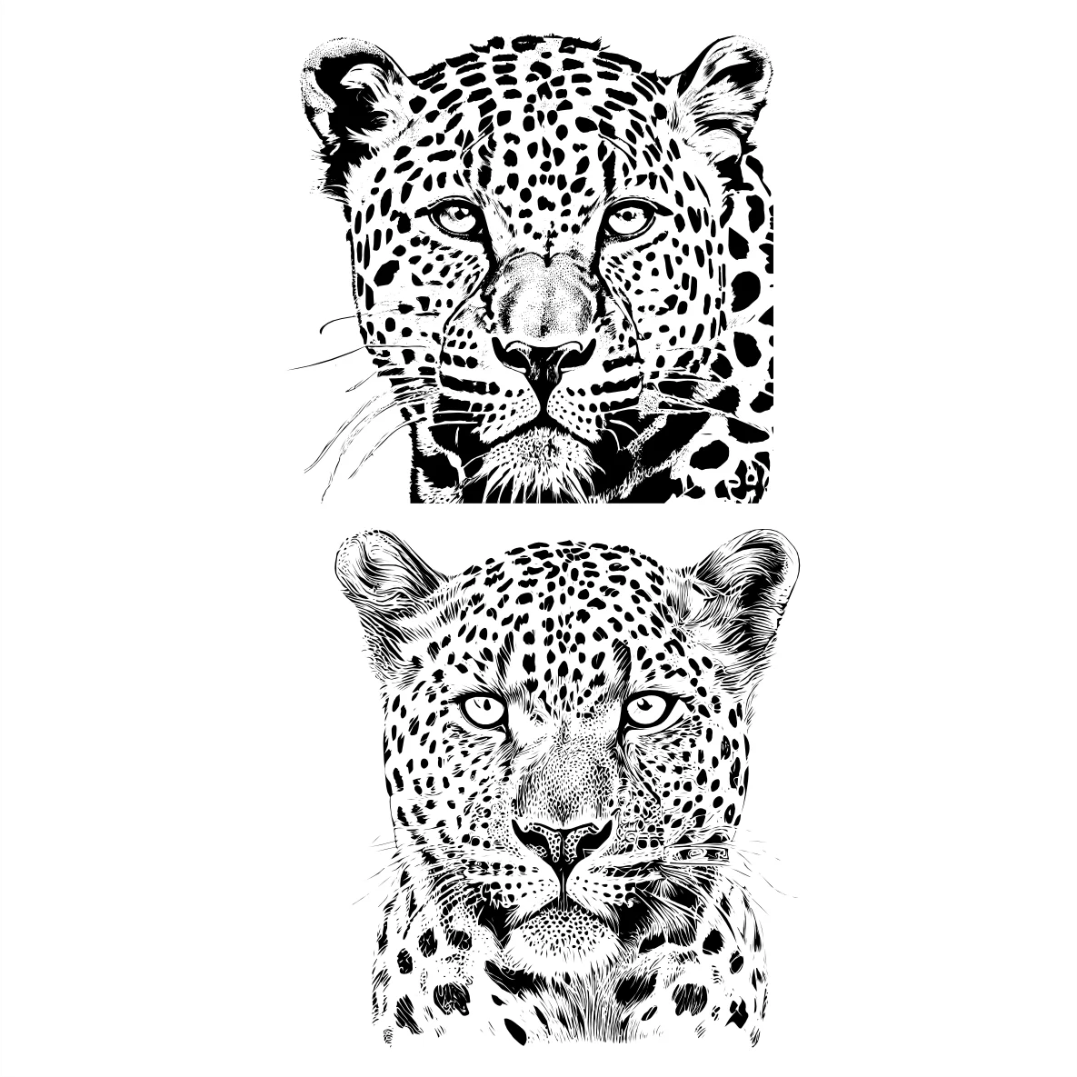 Decalques Onça Porcelana