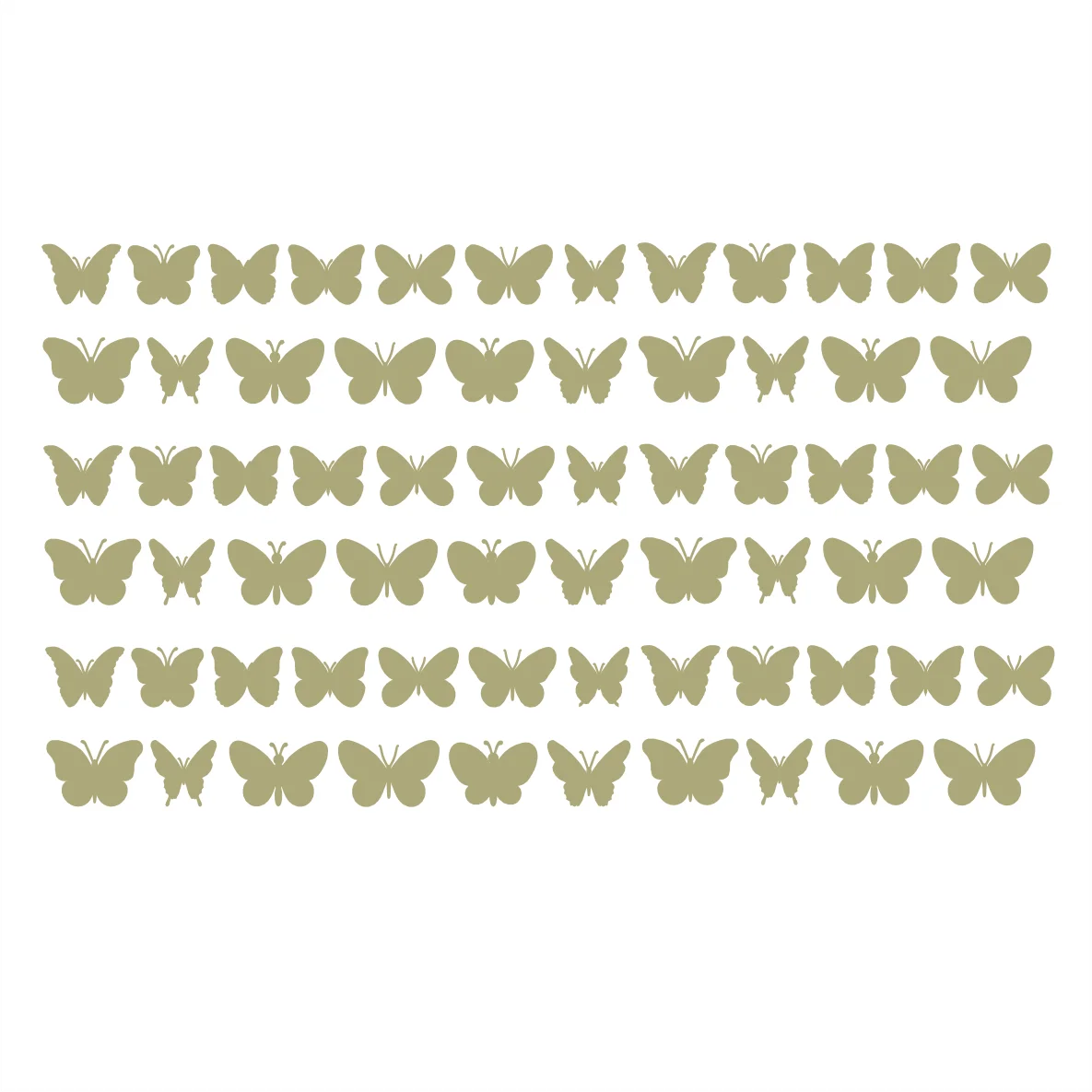 Decalques Borboleta Ouro - 2