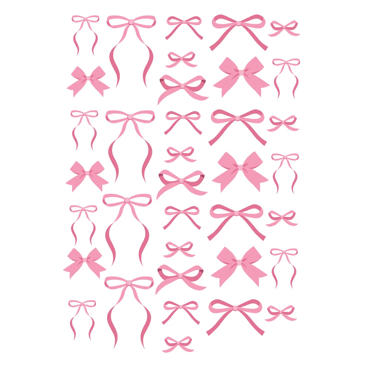 Decalques Laços Rosa