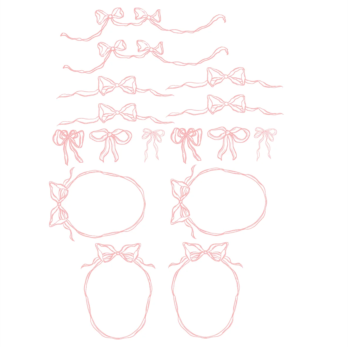 Decalques Arabesco Laços - 2