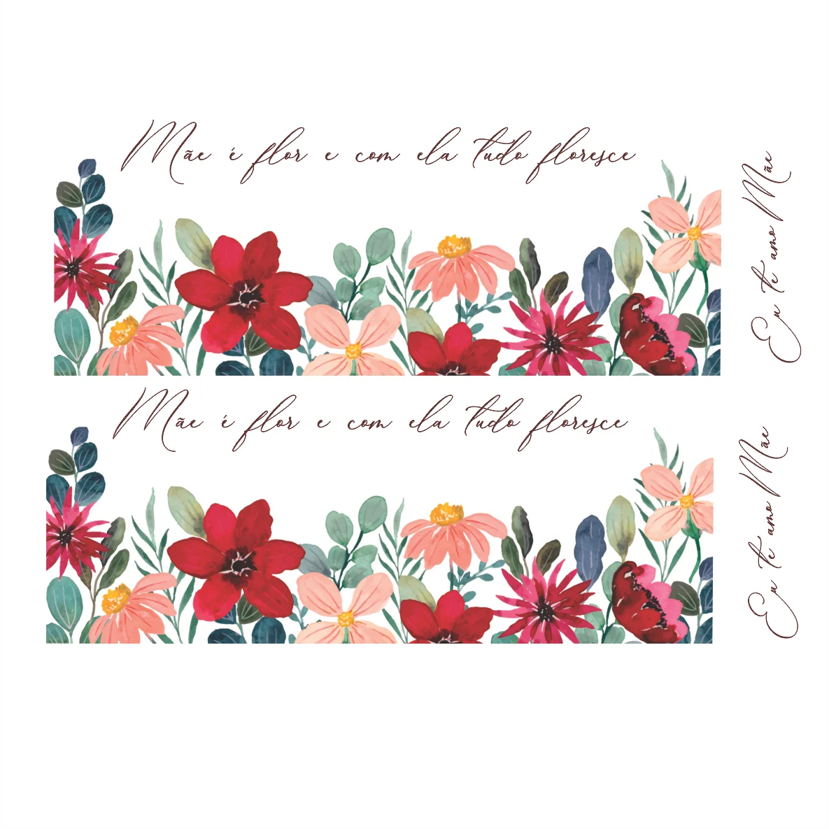Decalques Mãe Floral