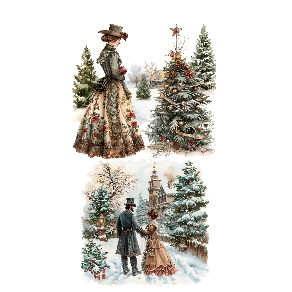 Decalques Paisagem Natal - 2