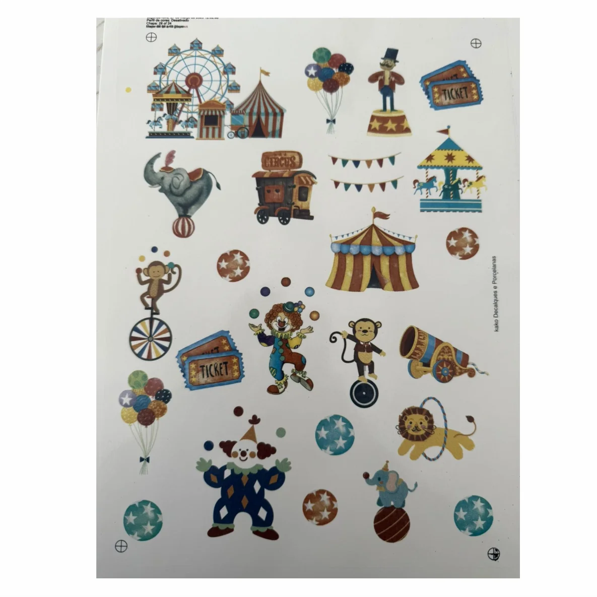 Decalque Circo (Promoção)