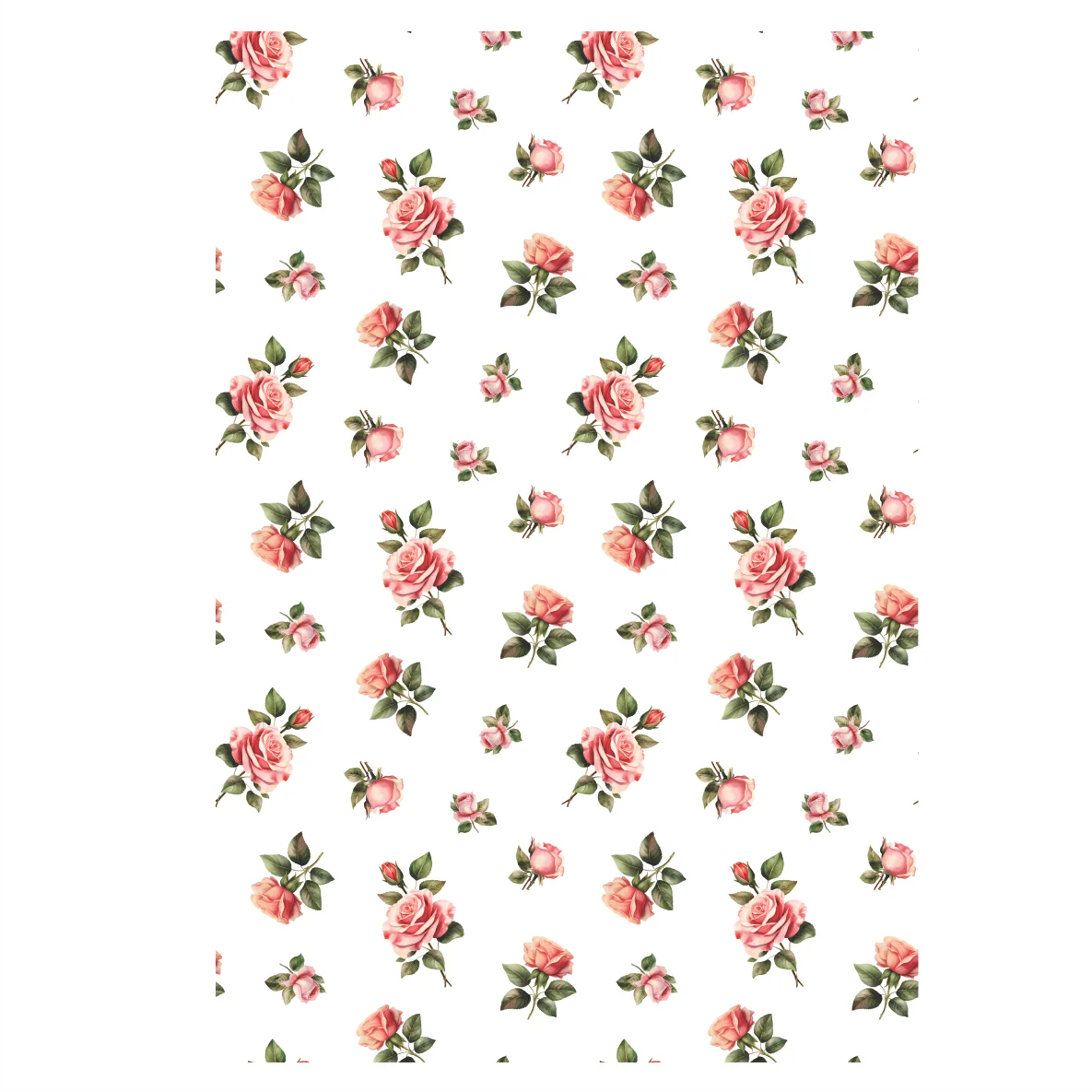 Decalques Rosas Delicadas