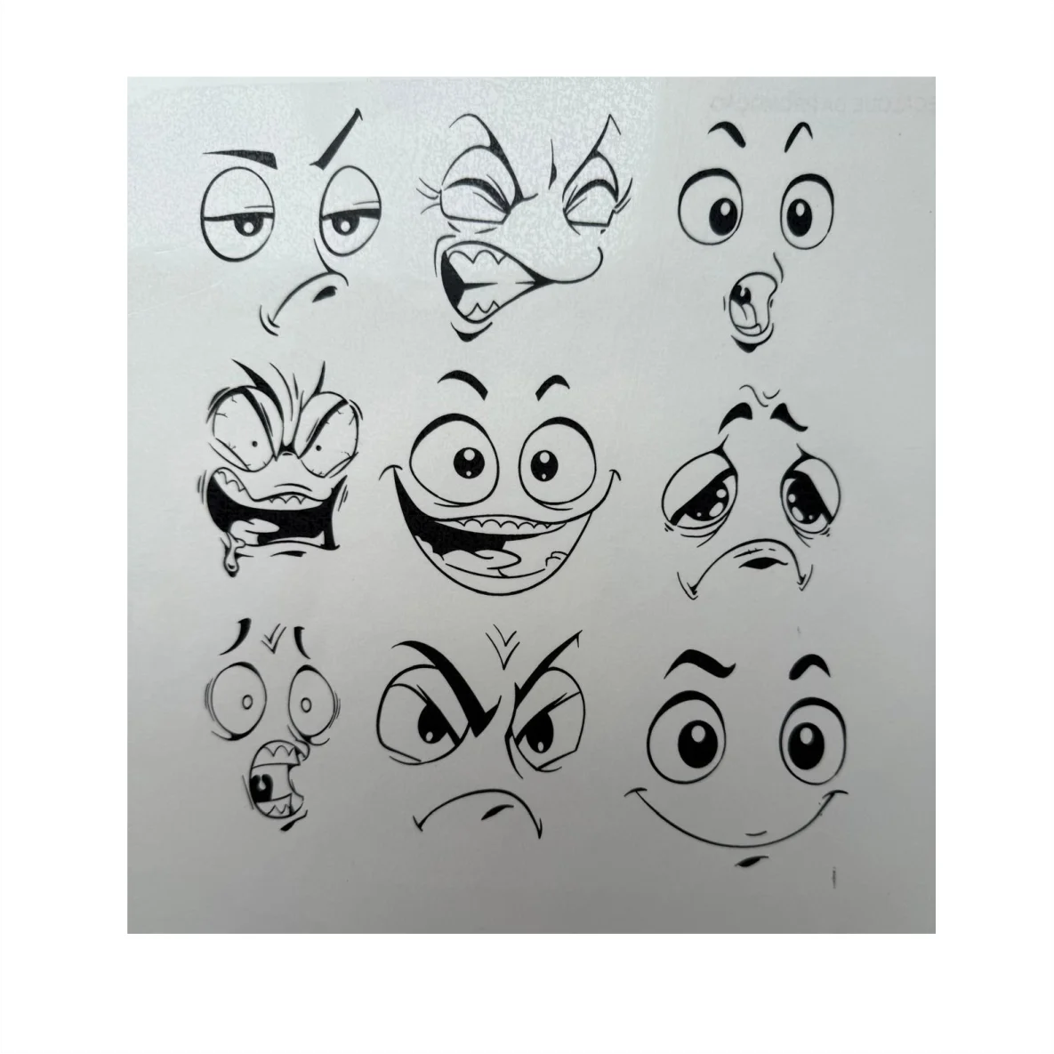 Decalques Rostinhos - PROMOÇÃO