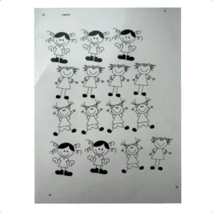 Decalques Contorno Crianças - PROMOÇÃO