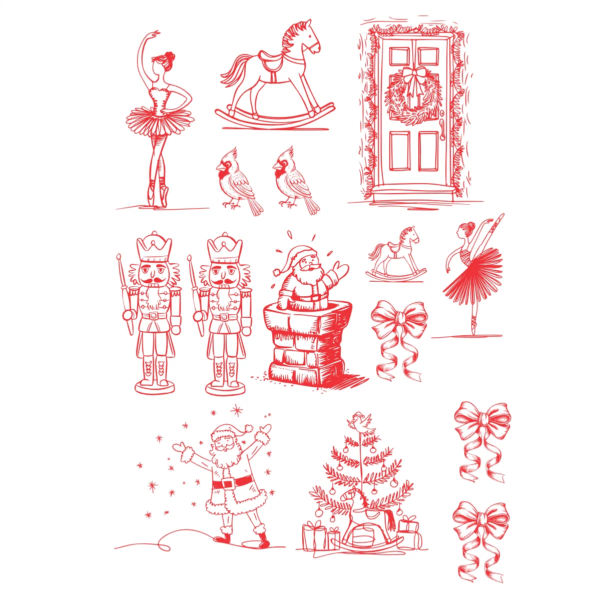 Decalques Motivos de Natal