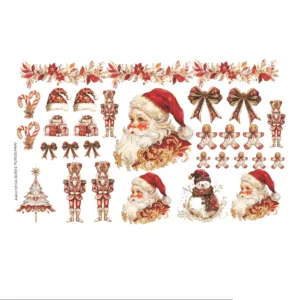 Decalques Natal Com Laços - PORCELANA
