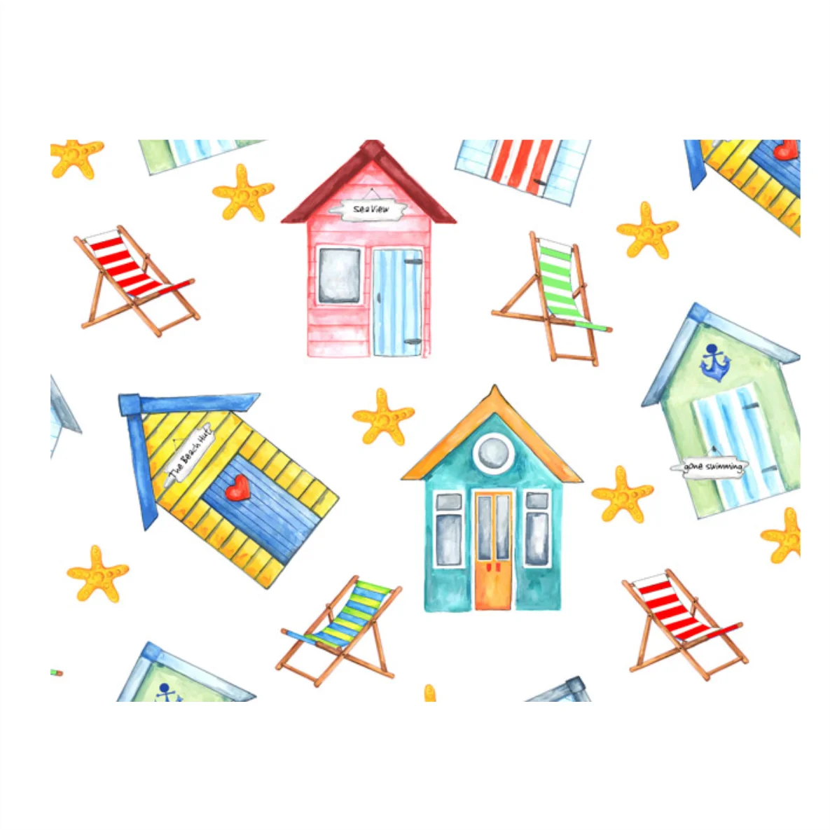 Decalques Casinhas Praia