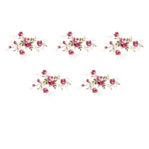 Decalques Rosa Dispersa - 6,5cm