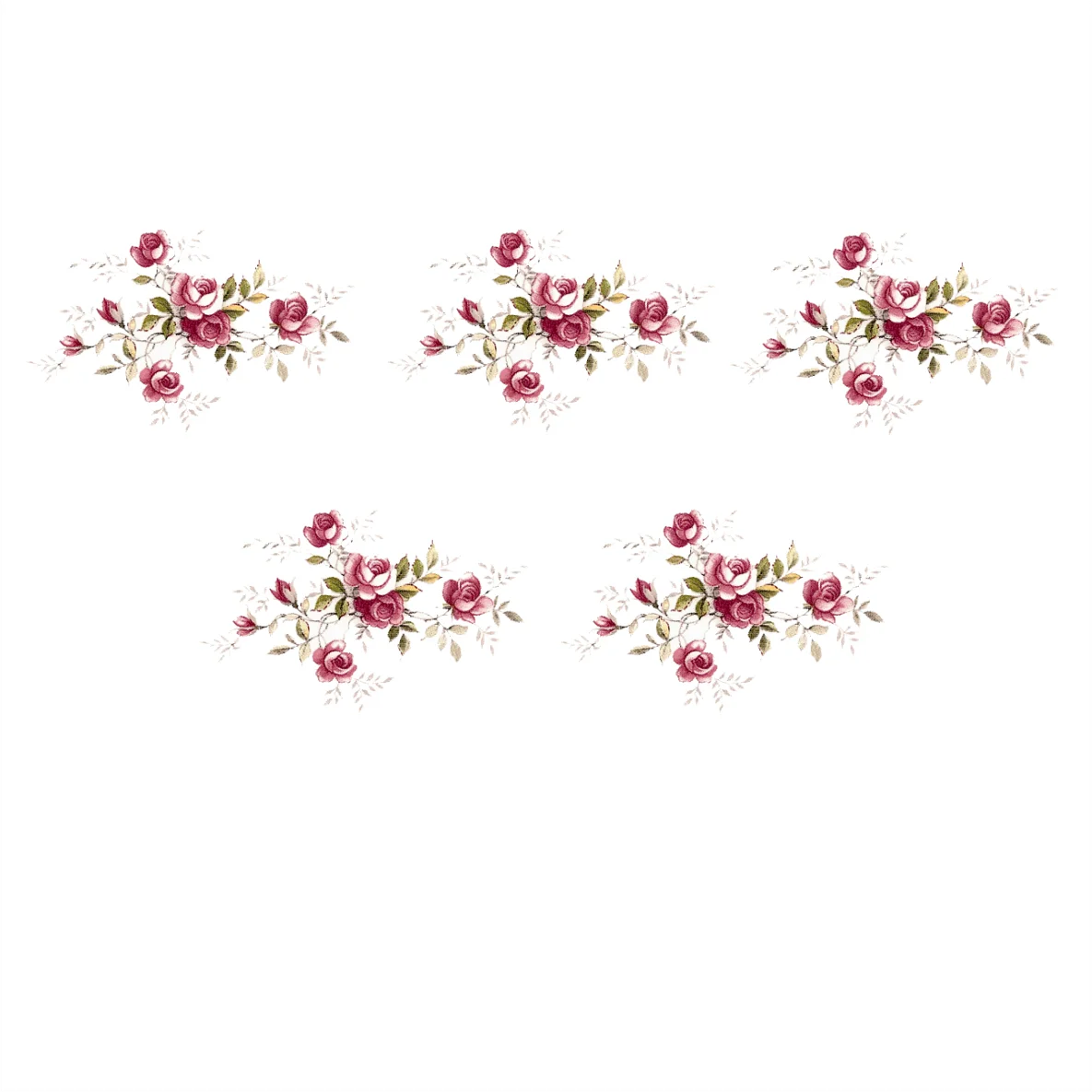 Decalques Rosa Dispersa - 6,5cm