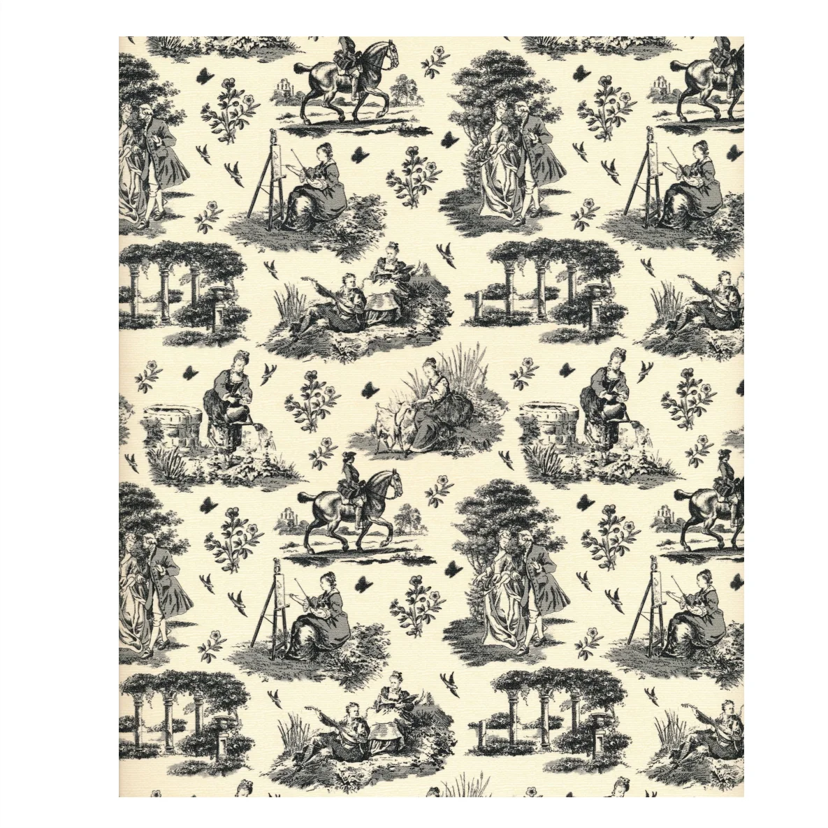 Decalques Toile Creme