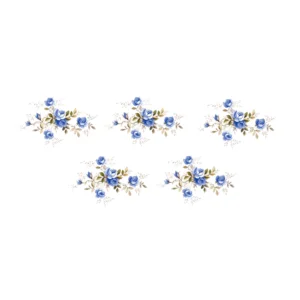 Decalques Rosa Dispersa Azul