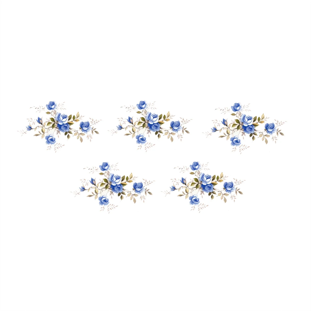 Decalques Rosa Dispersa Azul