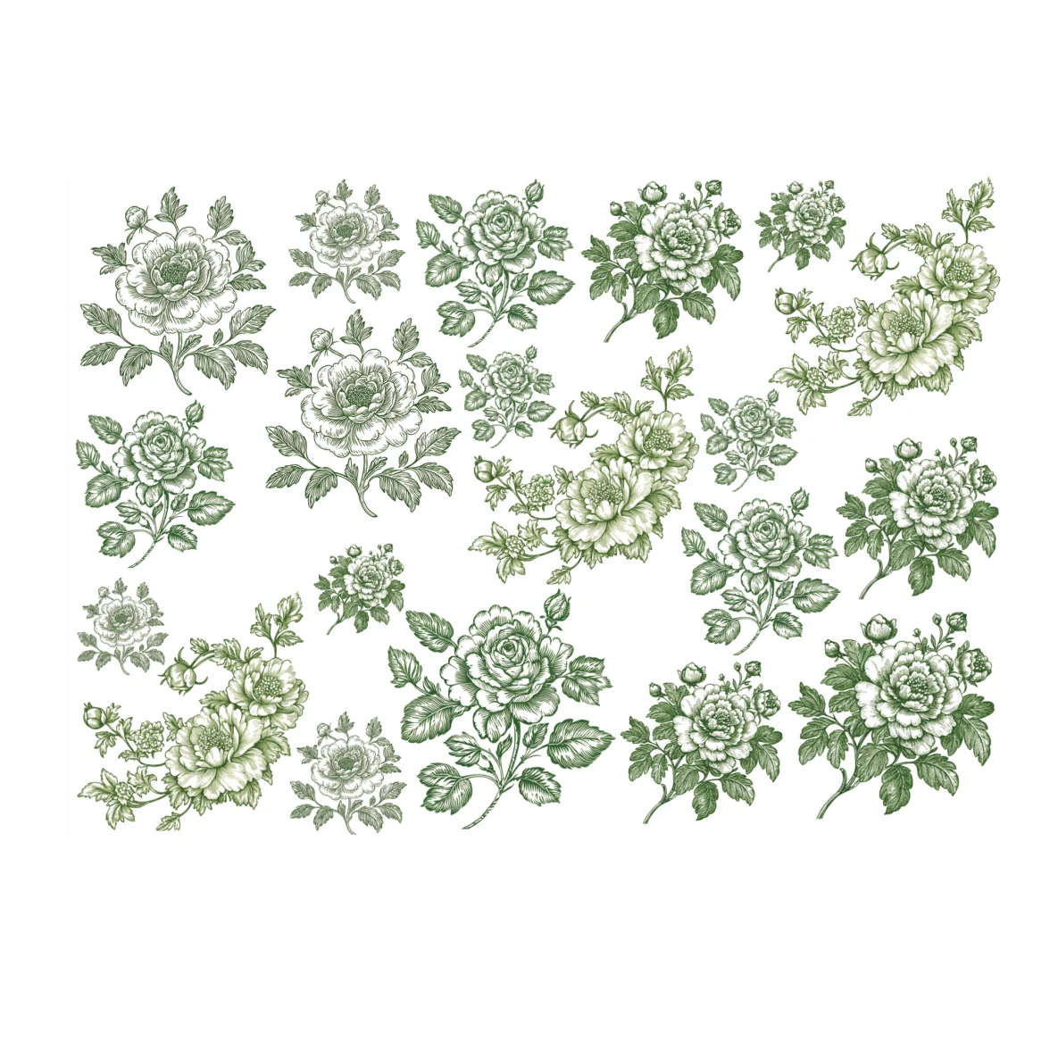 Decalques Flor Verde