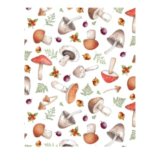 Decalques Tapete Cogumelo