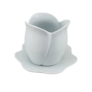 Cachepô Tulipa Com Prato - M