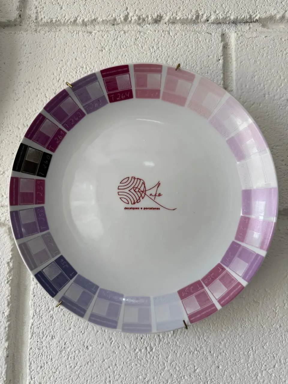 Tintas Rosas e Lilás para Porcelana - T241 a T264 - Imagem 2