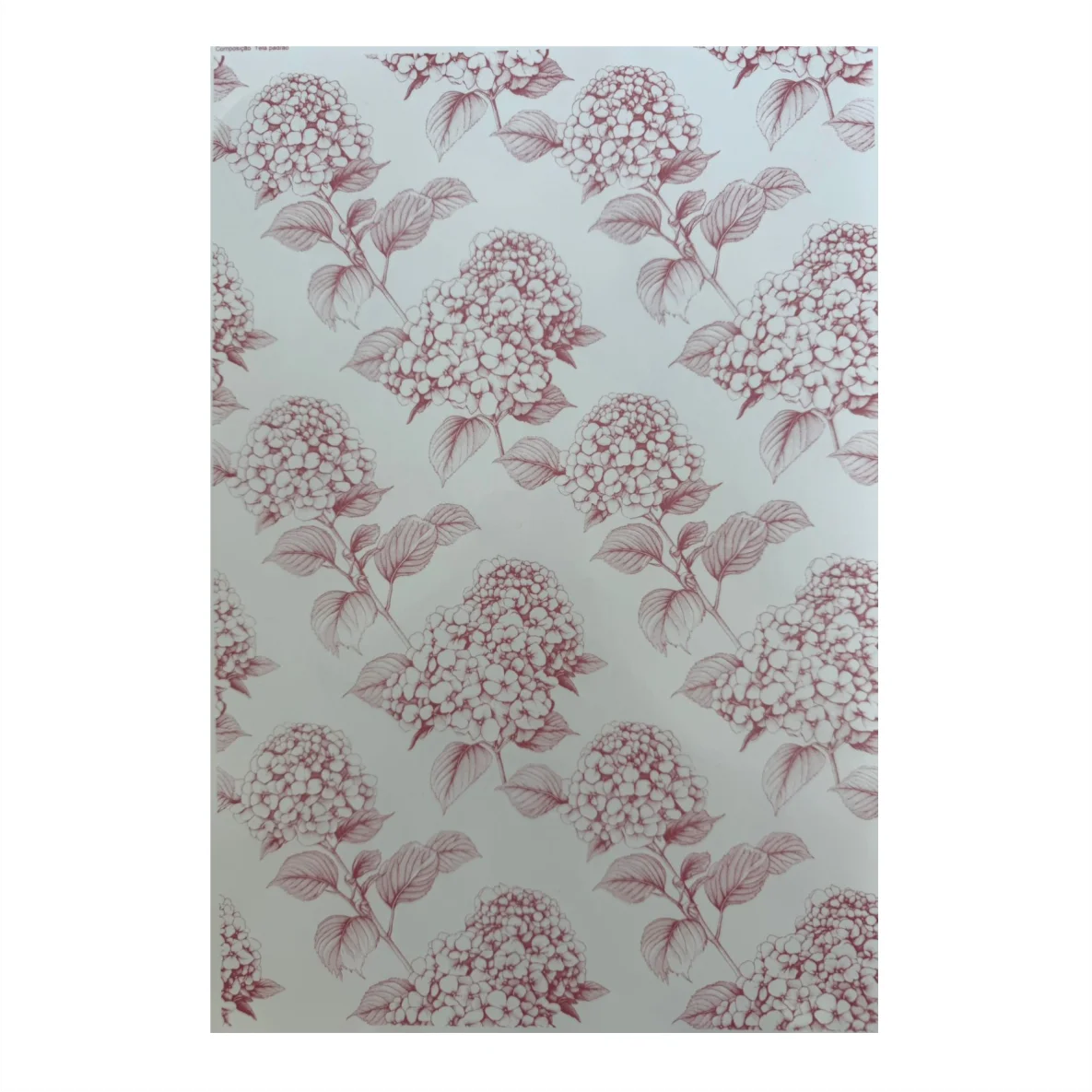 Decalques Tapete Hortênsias - Rosa - Imagem 2