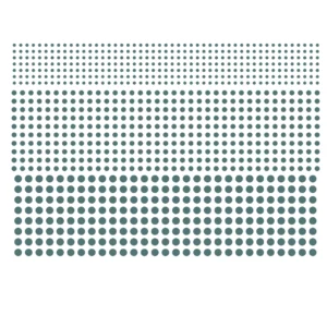 Decalques Bolinhas Verde - Porcelana