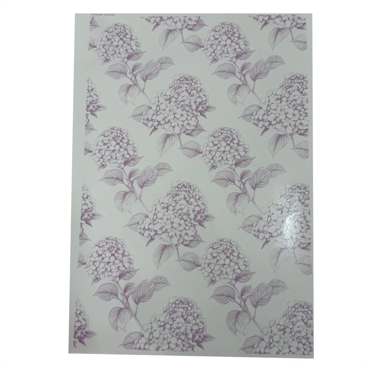 Decalques Tapete Hortênsias - Lilás - Imagem 2
