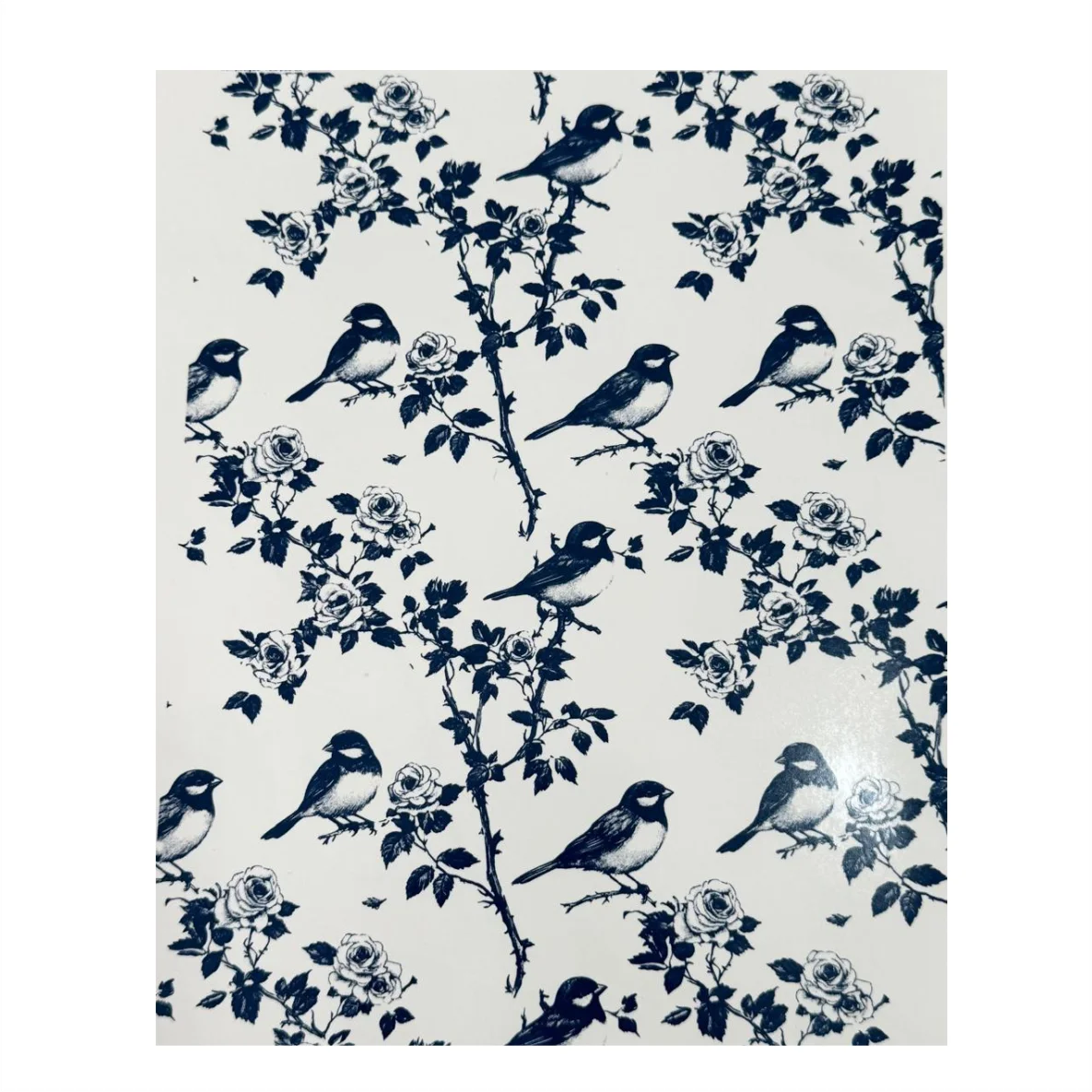 Decalques Pássaros Toile - Azul Marinho - Imagem 2