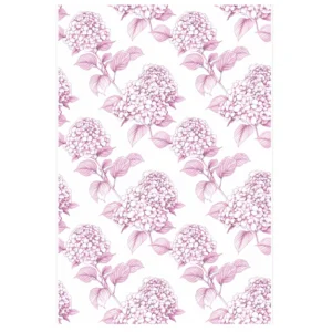 Decalques Tapete Hortênsias - Rosa