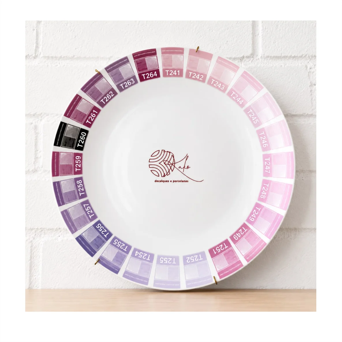 Tintas Rosas e Lilás para Porcelana - T241 a T264