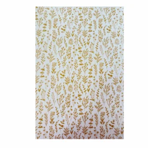 Raminhos Dourado Que Imita Ouro- Porcelana / Vidro