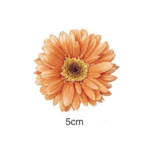 Decalques Flor Gérbera - 5cm