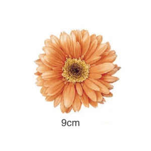Decalques Flor Gérbera - 9cm