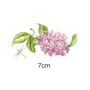 Decalques Hortênsia - 7cm
