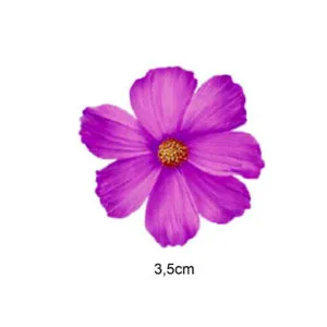 Decalques Flor Cosmos - 3,5cm