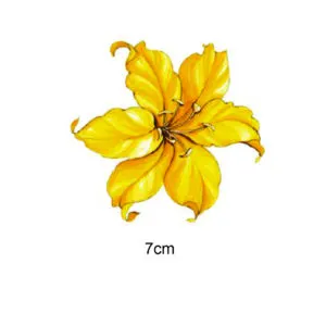 Decalques Flor de Âmbar - 7cm
