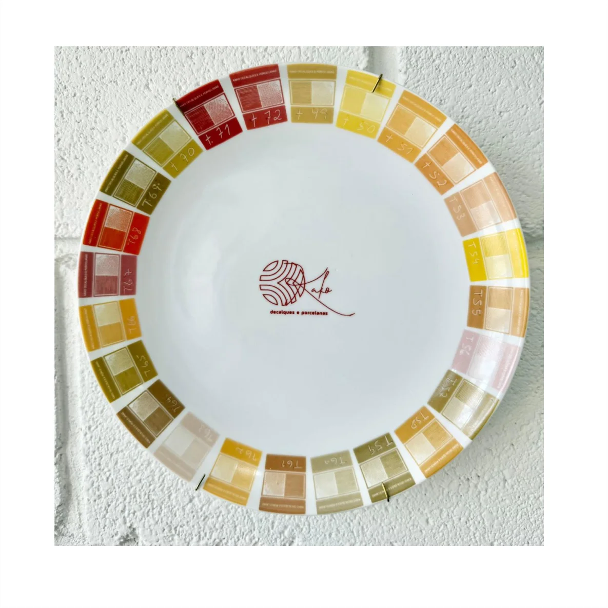 Tintas para Porcelana T49 a T72 - Amarelo - Imagem 2